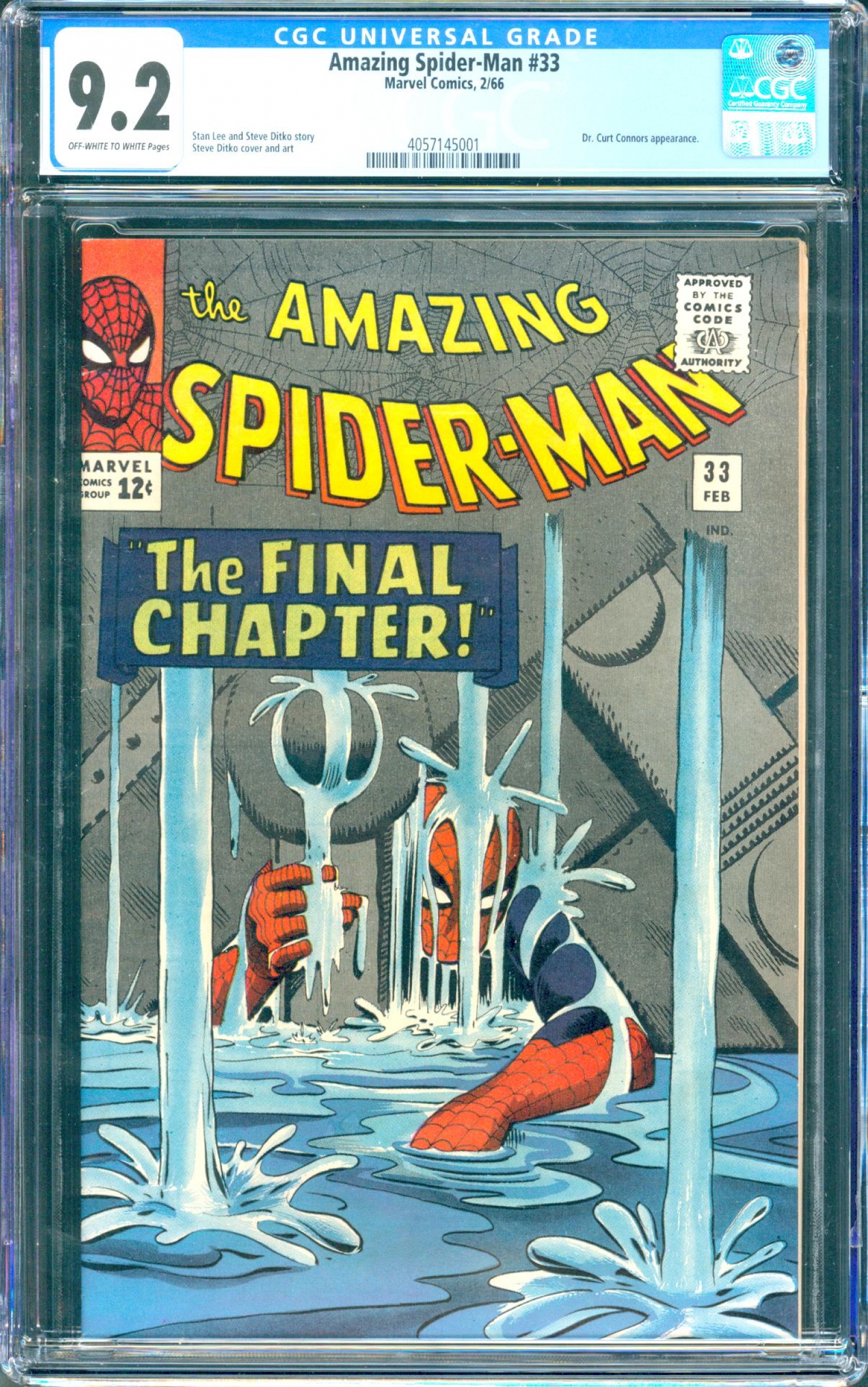 Amazing Spider-Man #33 CGC 9.2 ow/w