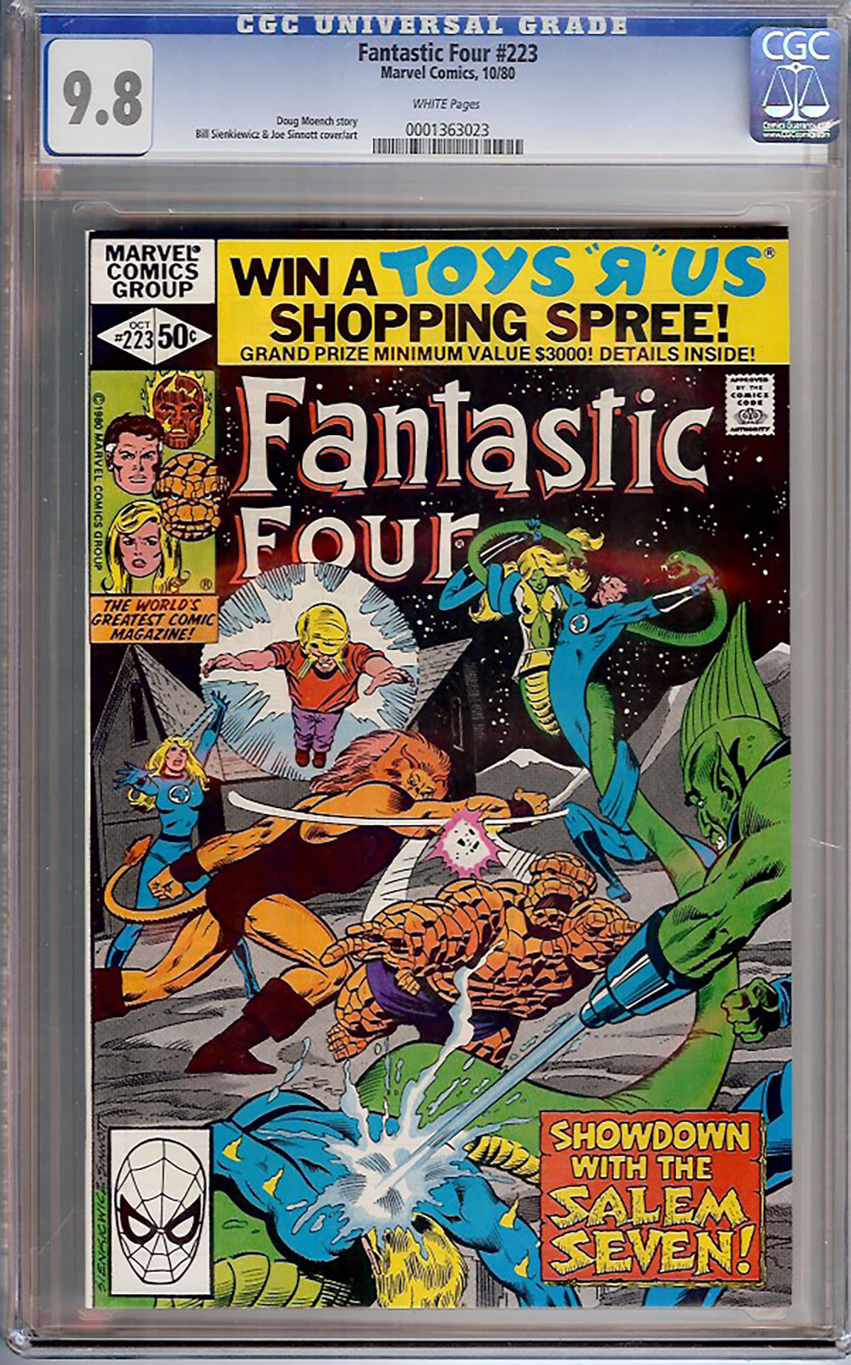 Fantastic Four #223 CGC 9.8 w