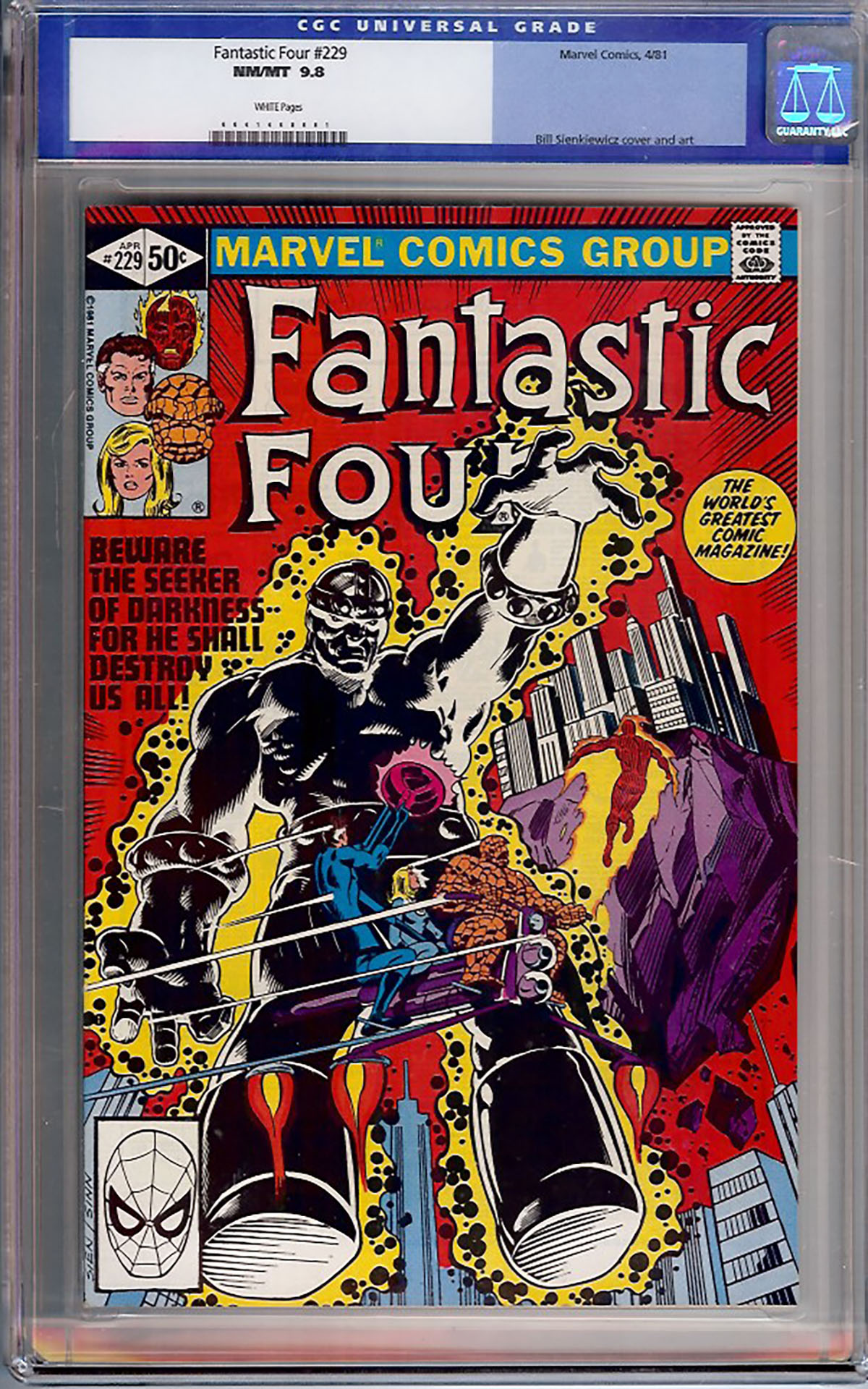 Fantastic Four #229 CGC 9.8 w