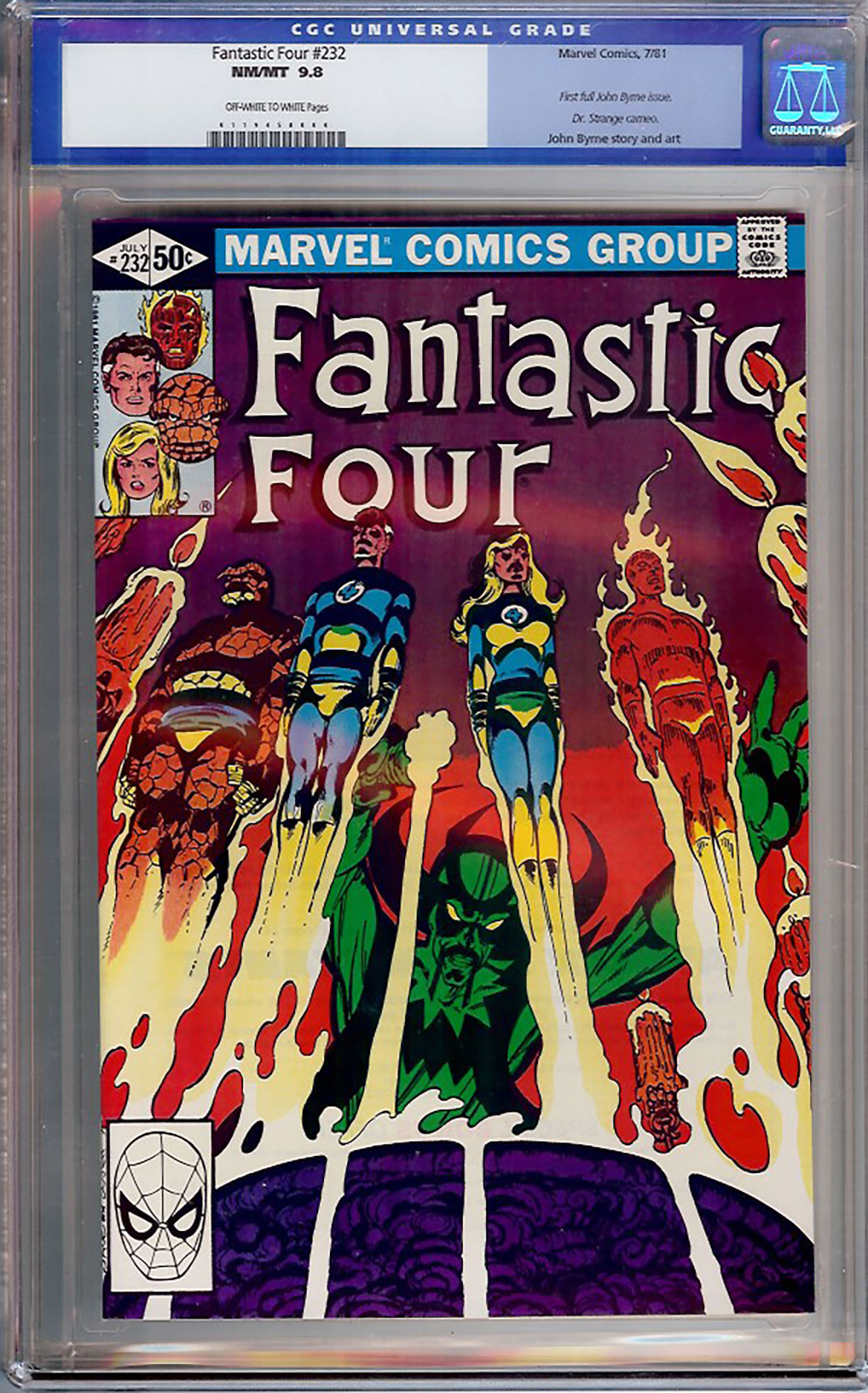 Fantastic Four #232 CGC 9.8 ow/w
