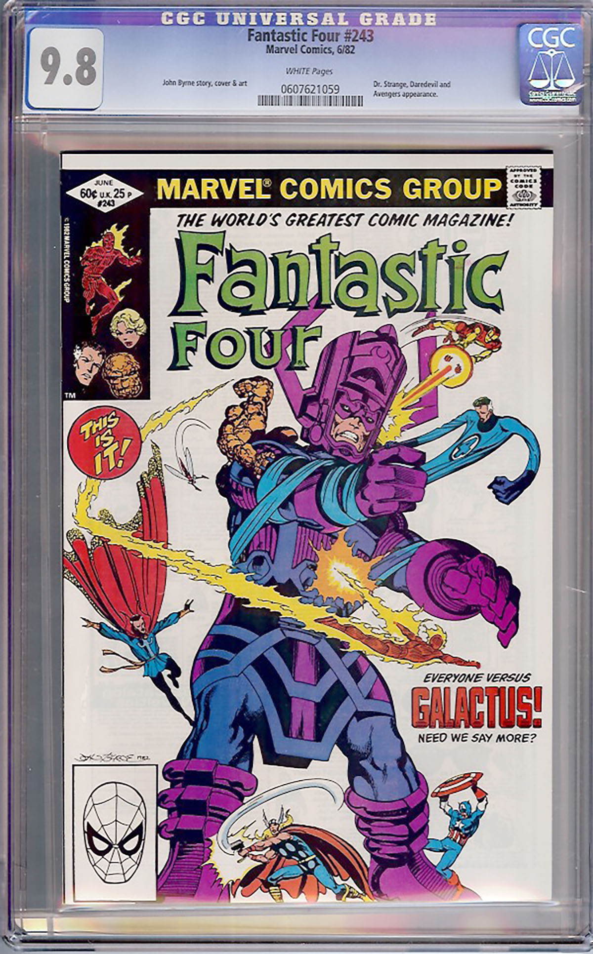 Fantastic Four #243 CGC 9.8 w