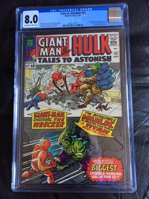 Tales to Astonish #63 CGC 8.0 ow/w