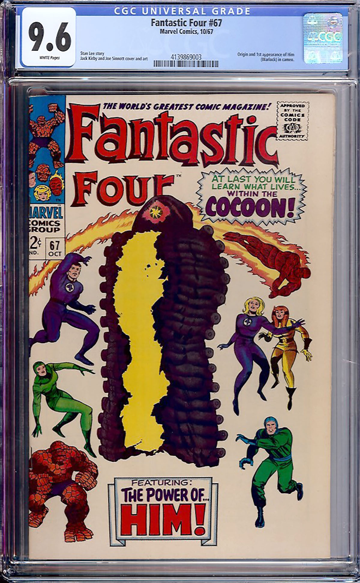 Fantastic Four #67 CGC 9.6 w