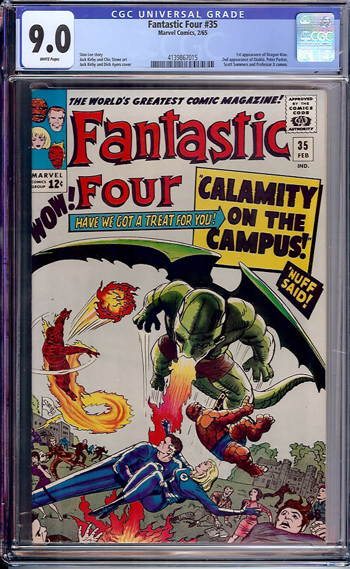 Fantastic Four #35 CGC 9.0 w