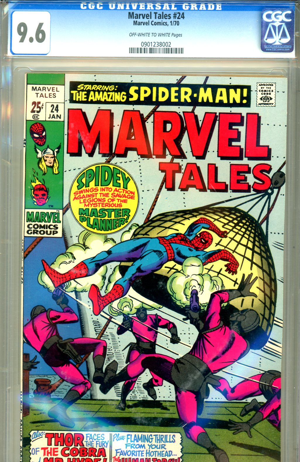 Marvel Tales #24 CGC 9.6 ow/w