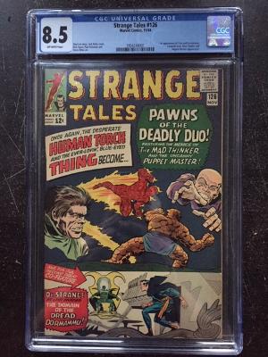 Strange Tales #126 CGC 8.5 ow