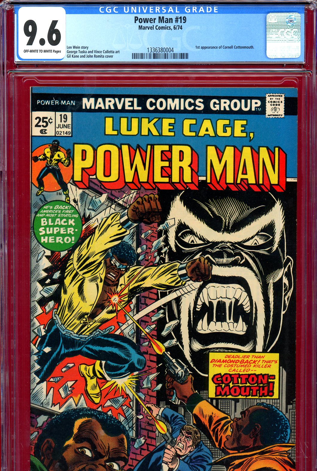 Power Man #19 CGC 9.6 ow/w