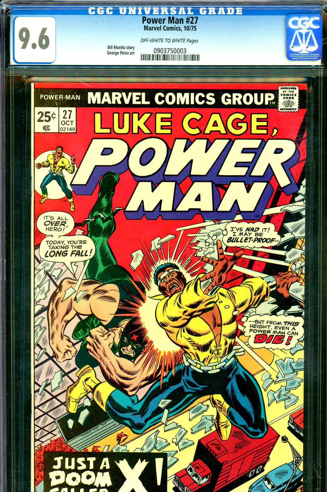 Power Man #27 CGC 9.6 ow/w