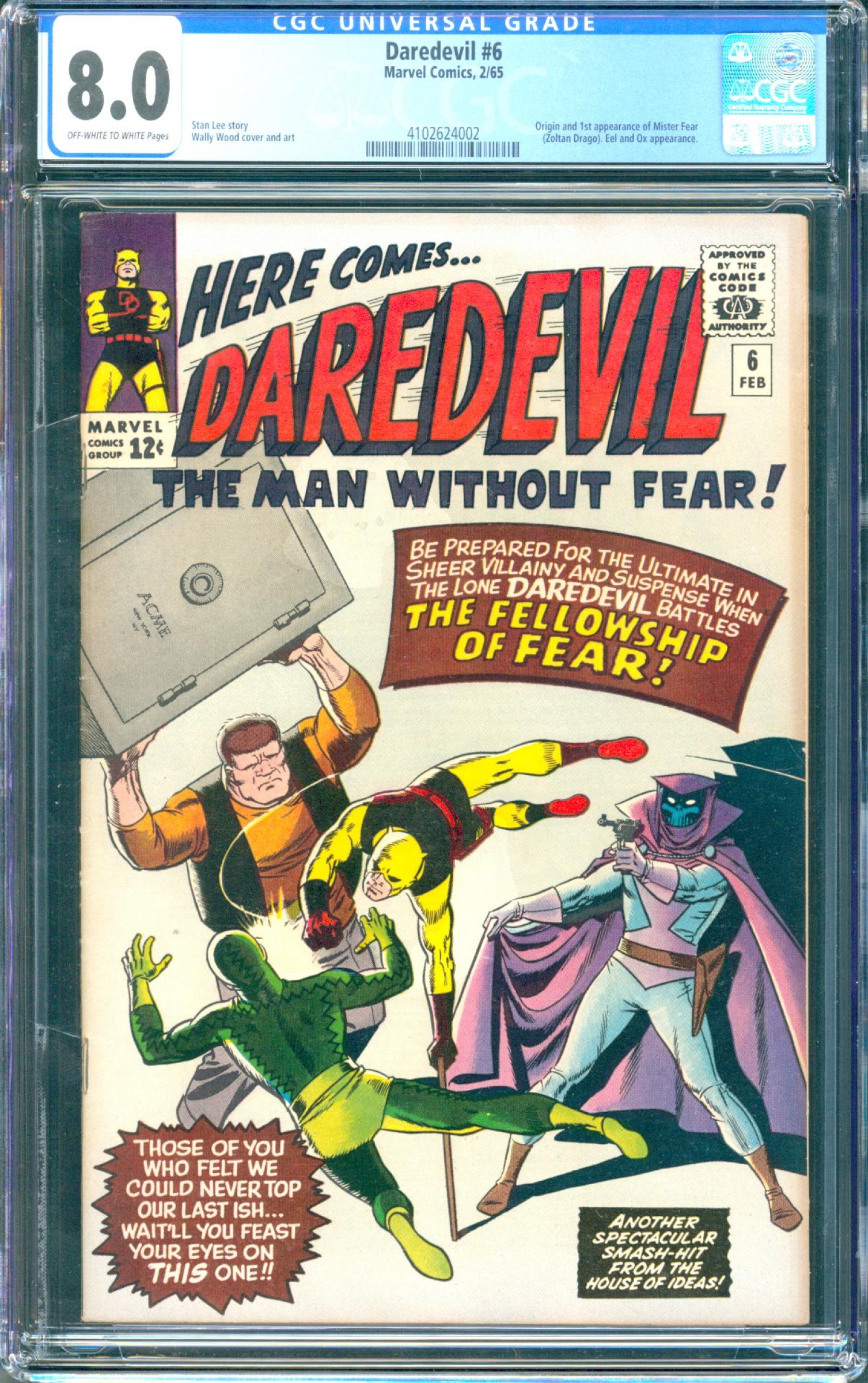 Daredevil #6 CGC 8.0 ow/w