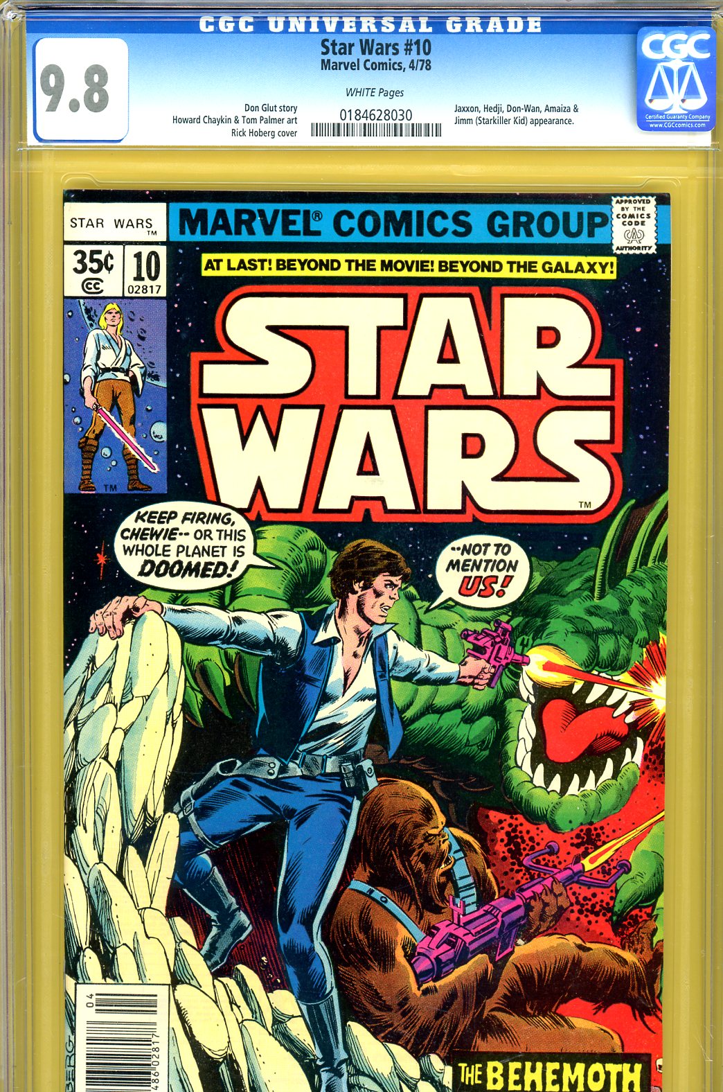 Star Wars #10 CGC 9.8 w