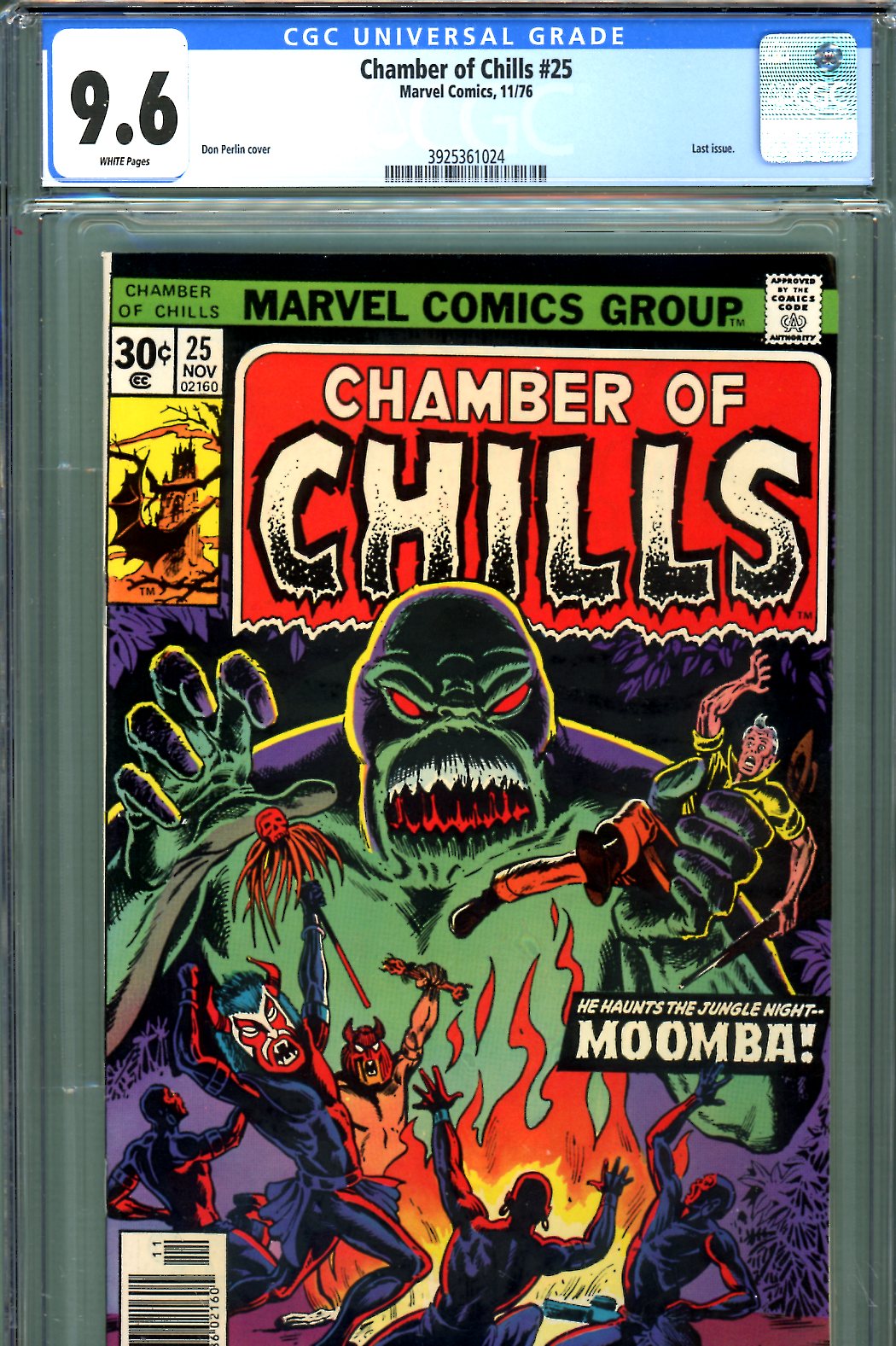 Chamber of Chills #25 CGC 9.6 w