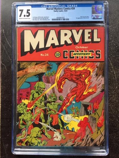 Marvel Mystery Comics #24 CGC 7.5 cr/ow