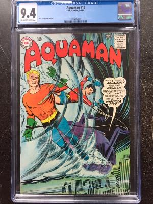 Aquaman #15 CGC 9.4 ow/w