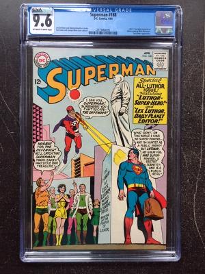 Superman #168 CGC 9.6 ow/w