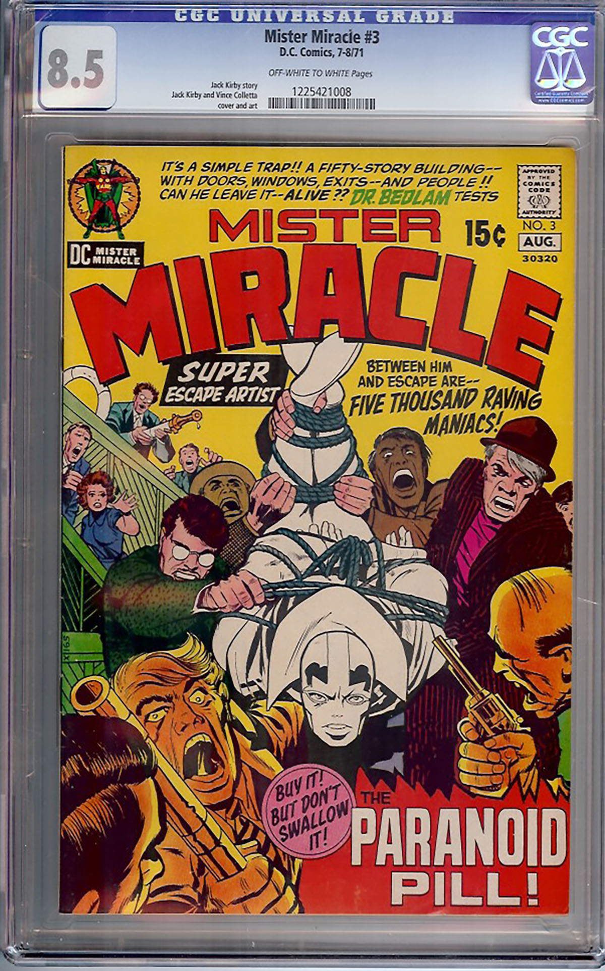 Mister Miracle #3 CGC 8.5 ow/w