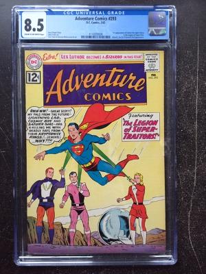 Adventure Comics #293 CGC 8.5 cr/ow