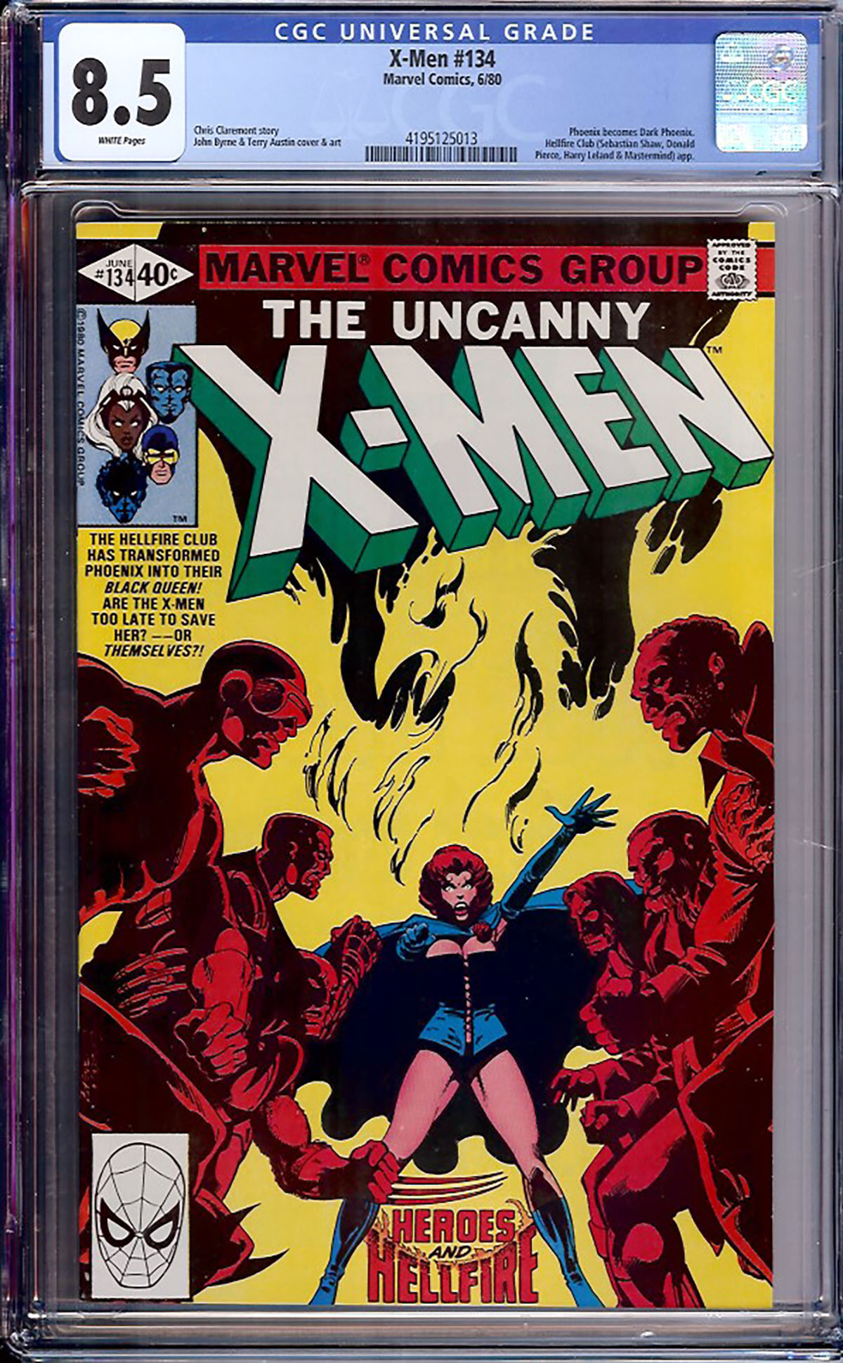 X-Men #134 CGC 8.5 w