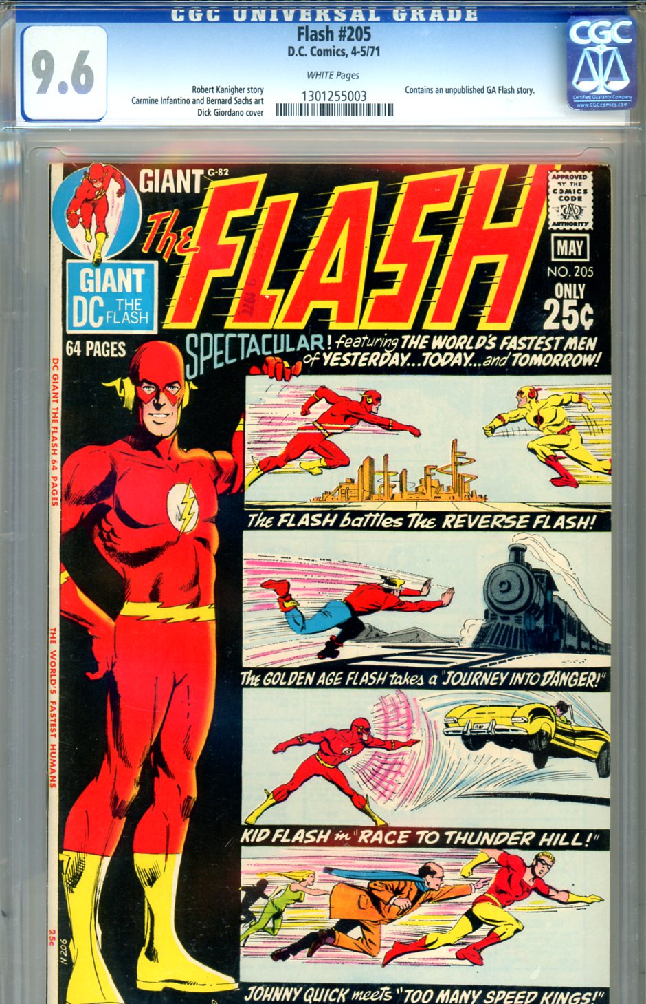 Flash #205 CGC 9.6 w