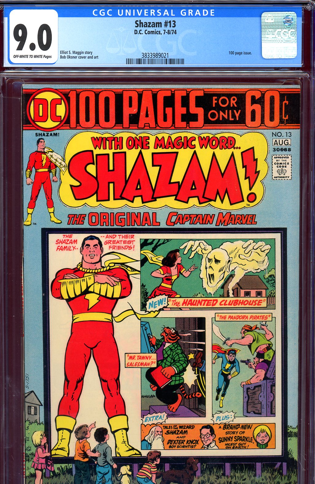 Shazam #13 CGC 9.0 ow/w