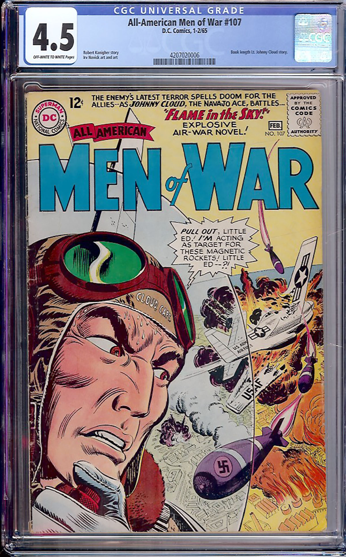 All-American Men of War #107 CGC 4.5 ow/w