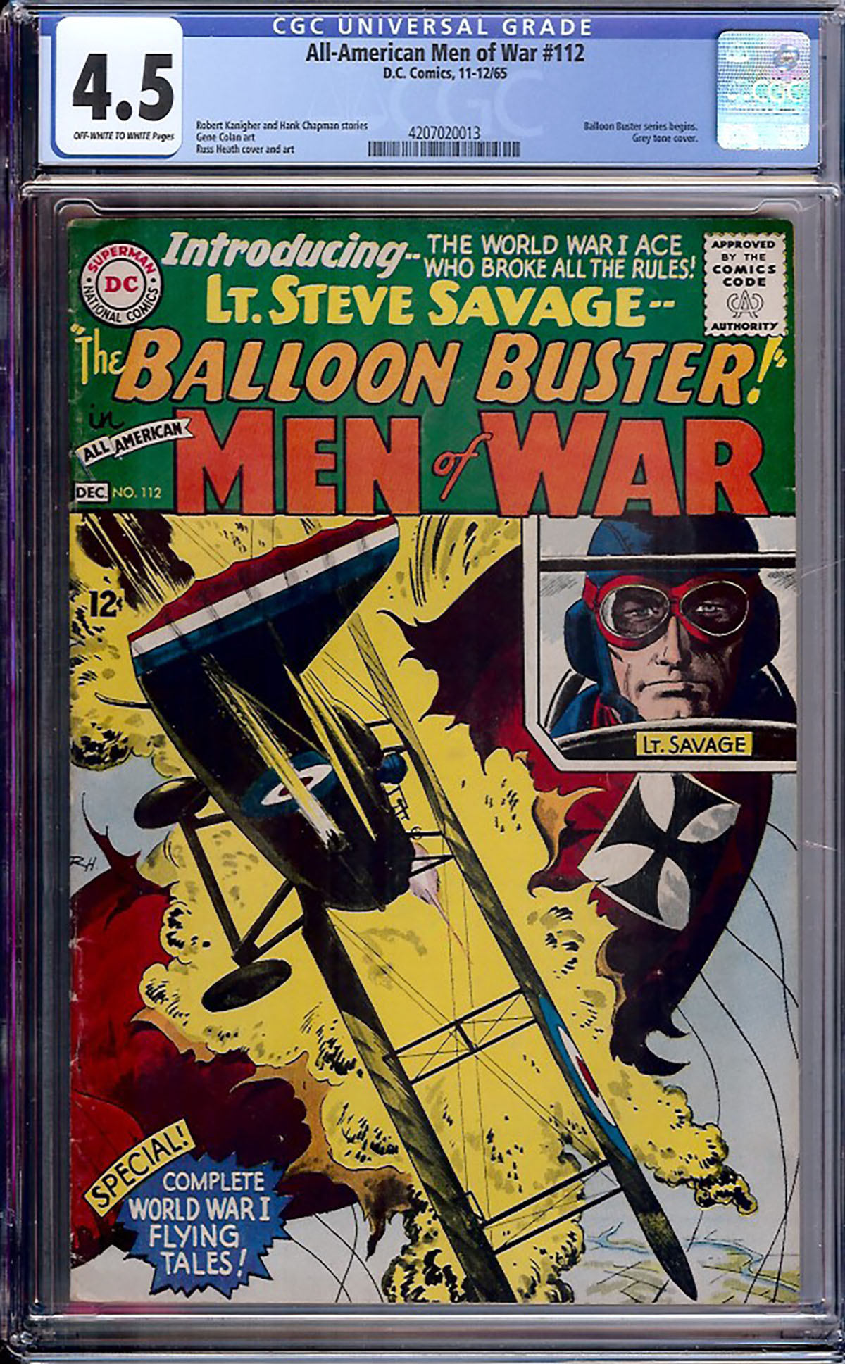 All-American Men of War #112 CGC 4.5 ow/w