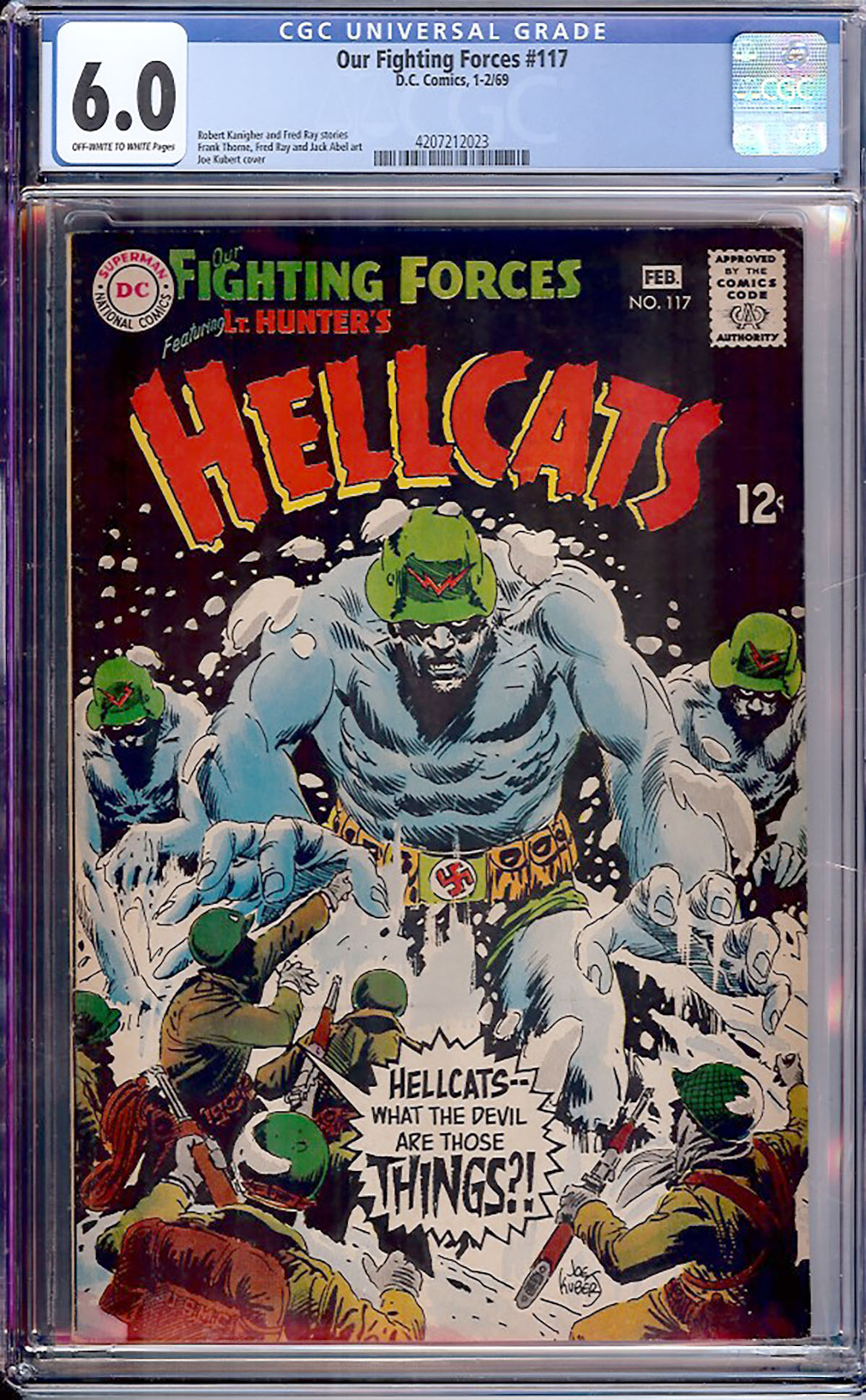 Our Fighting Forces #117 CGC 6.0 ow/w