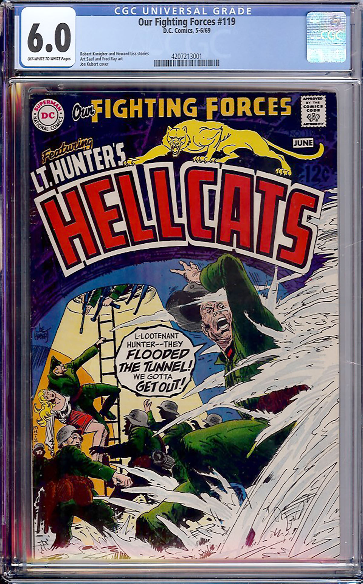 Our Fighting Forces #119 CGC 6.0 ow/w