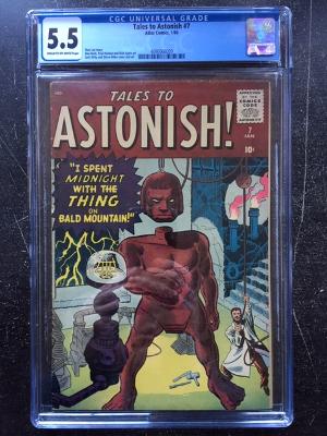 Tales to Astonish #7 CGC 5.5 cr/ow