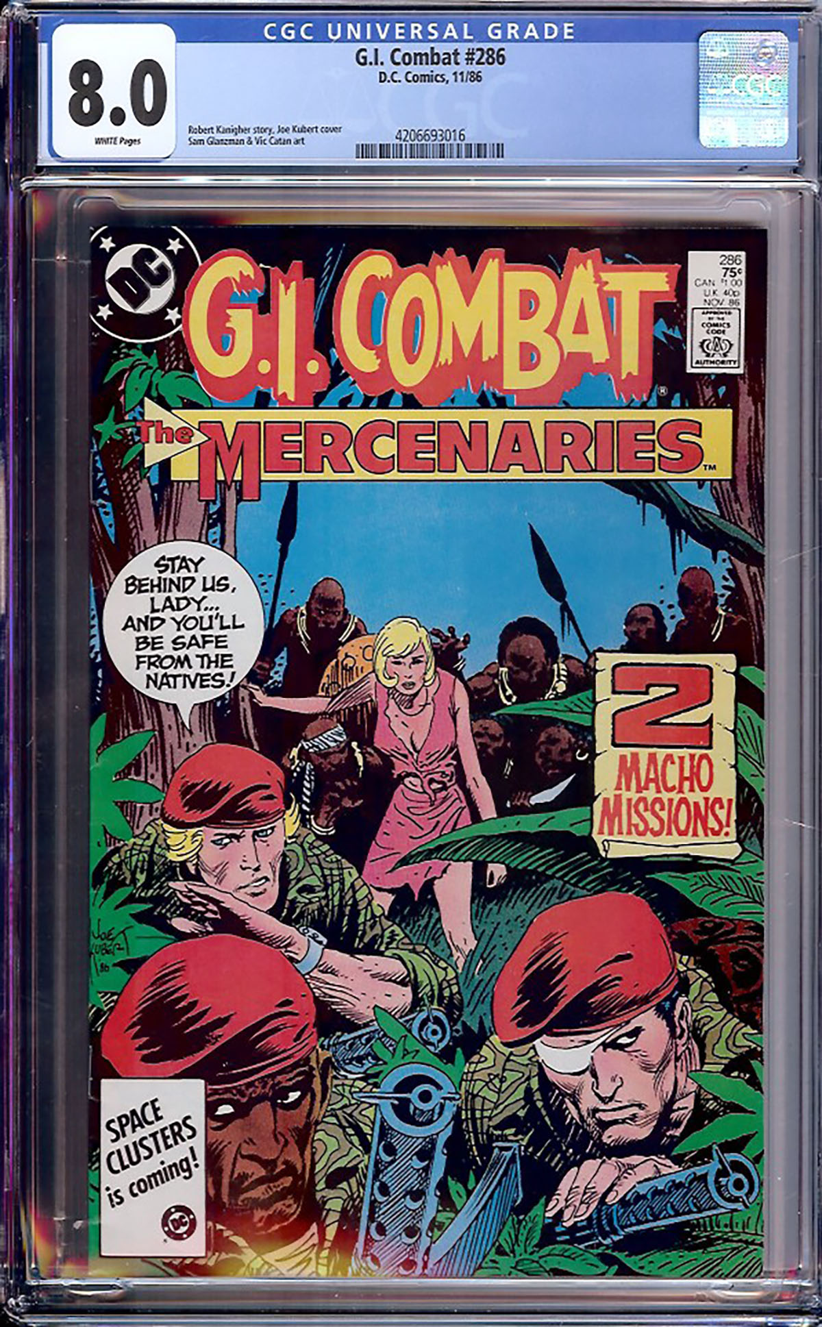 G.I. Combat #286 CGC 8.0 w