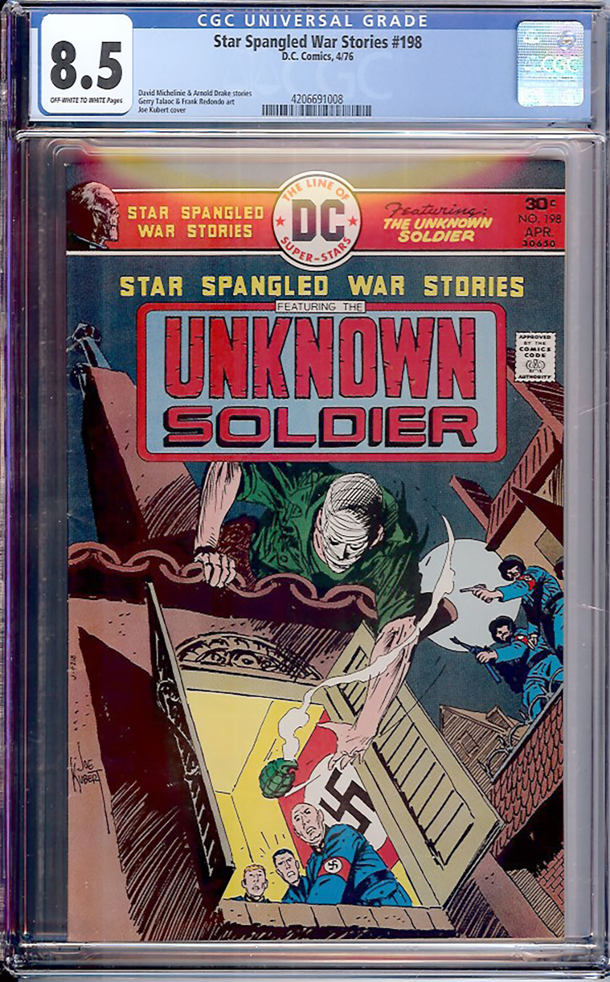 Star Spangled War Stories #198 CGC 8.5 ow/w