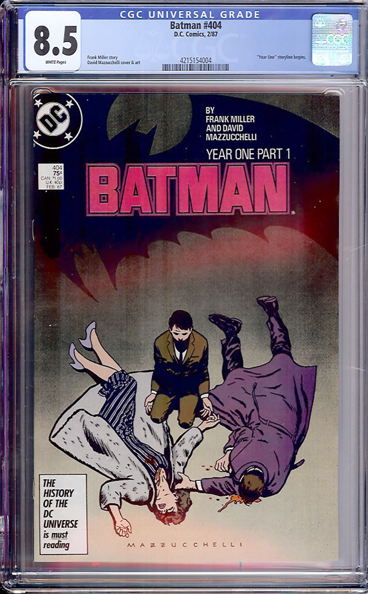 Batman #404 CGC 8.5 w