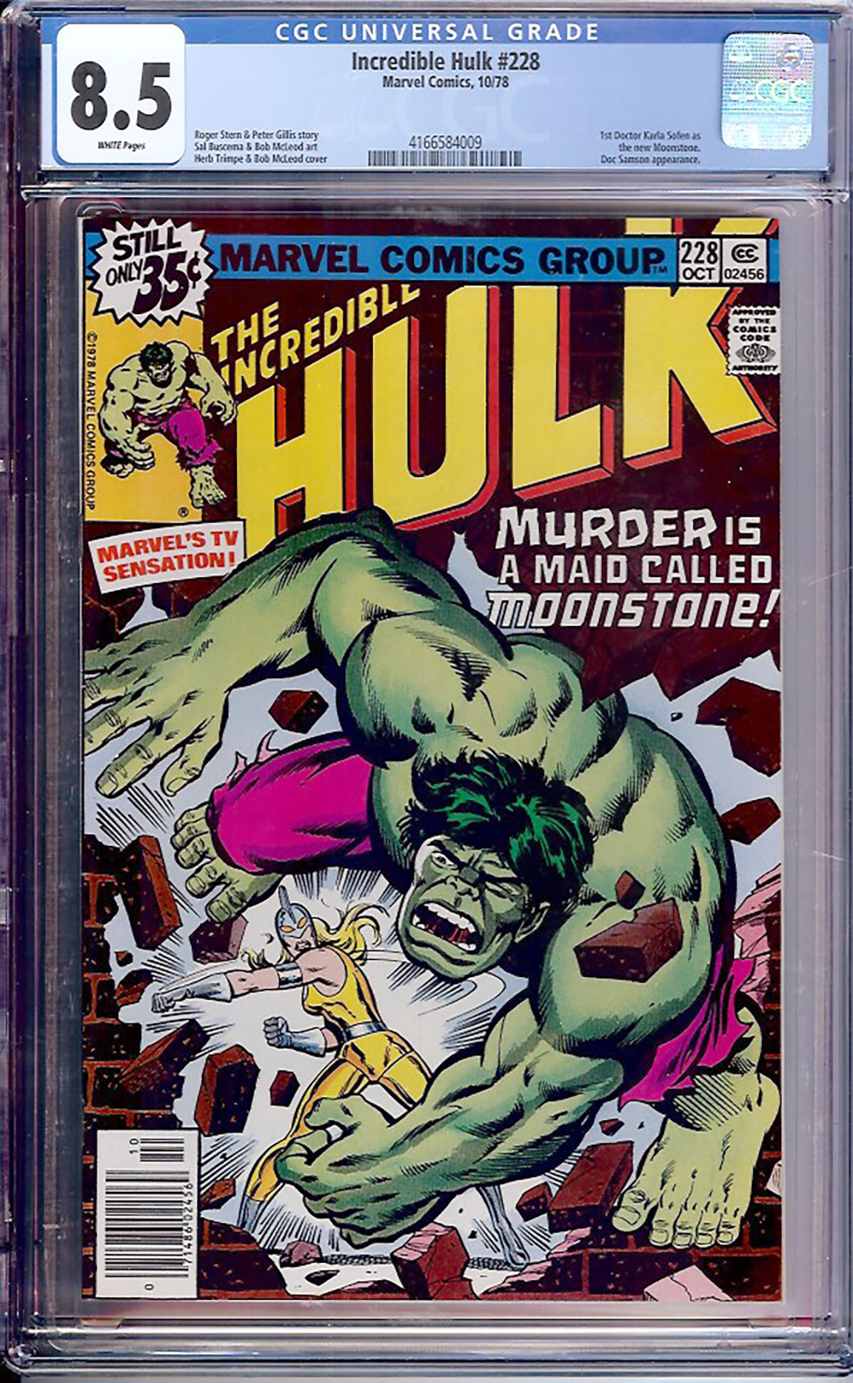 Incredible Hulk #228 CGC 8.5 w