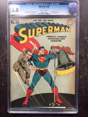 Superman #26 CGC 5.0 ow