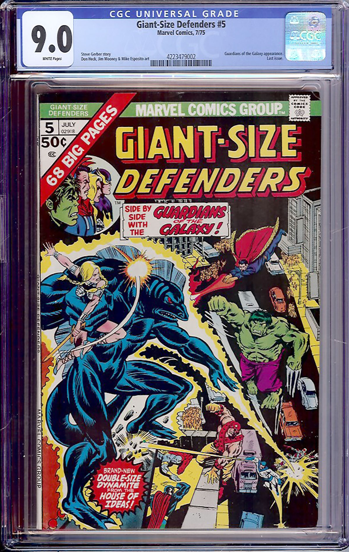 Giant-Size Defenders #5 CGC 9.0 w