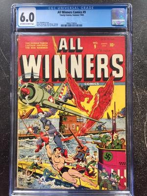 All Winners Comics #9 CGC 6.0 ow/w