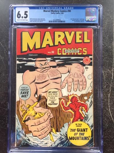 Marvel Mystery Comics #90 CGC 6.5 cr/w