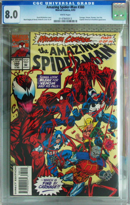 Amazing Spider-Man #380 CGC 8.0 w