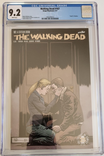 Walking Dead #167 CGC 9.2 w