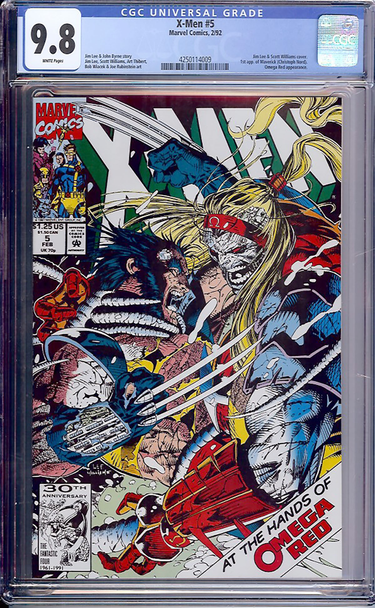 X-Men #5 CGC 9.8 w