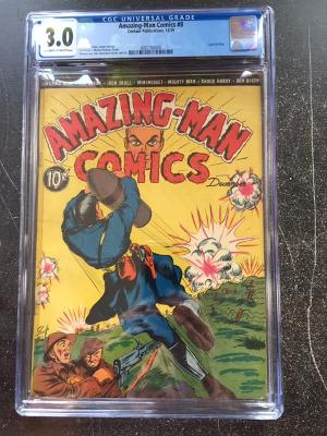 Amazing-Man Comics #8 CGC 3.0 ow/w