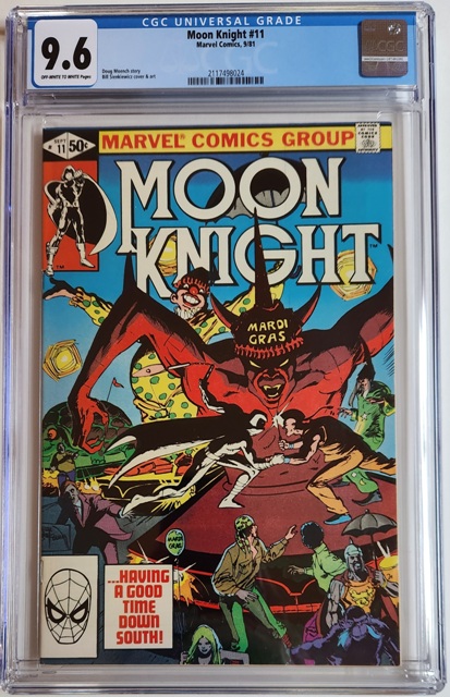 Moon Knight #11 CGC 9.6 ow/w