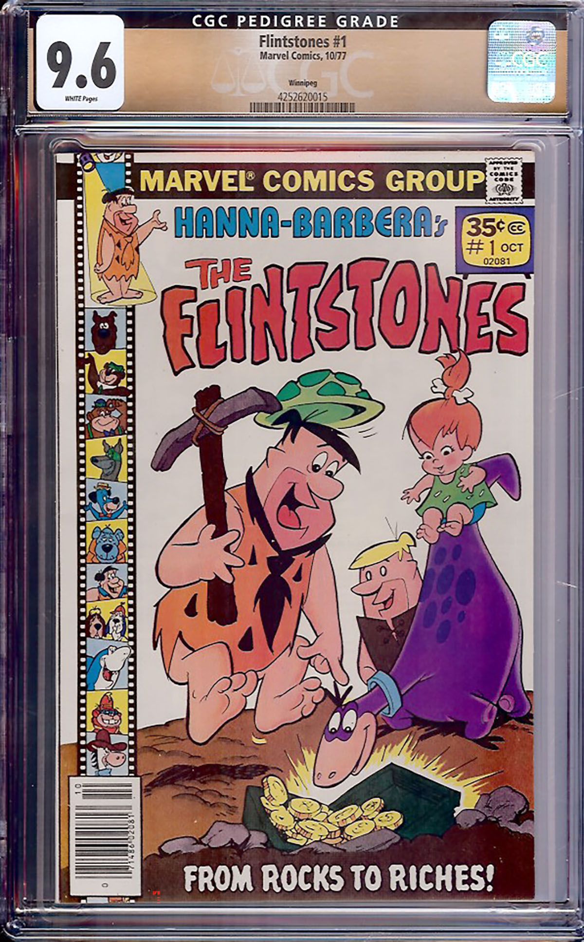 Flintstones #1 CGC 9.6 w Winnipeg