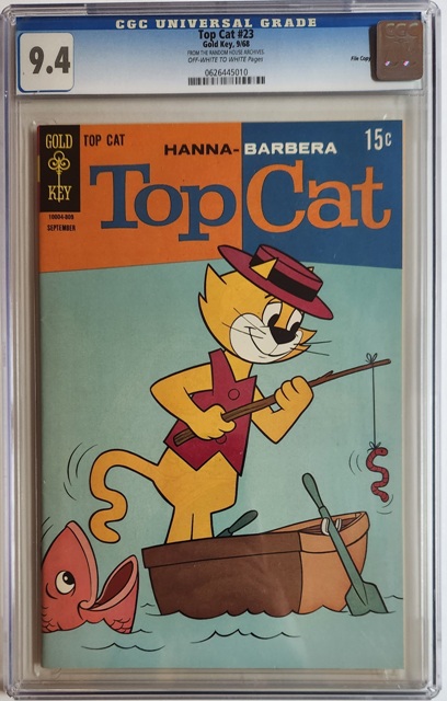 Top Cat #23 CGC 9.4 ow/w