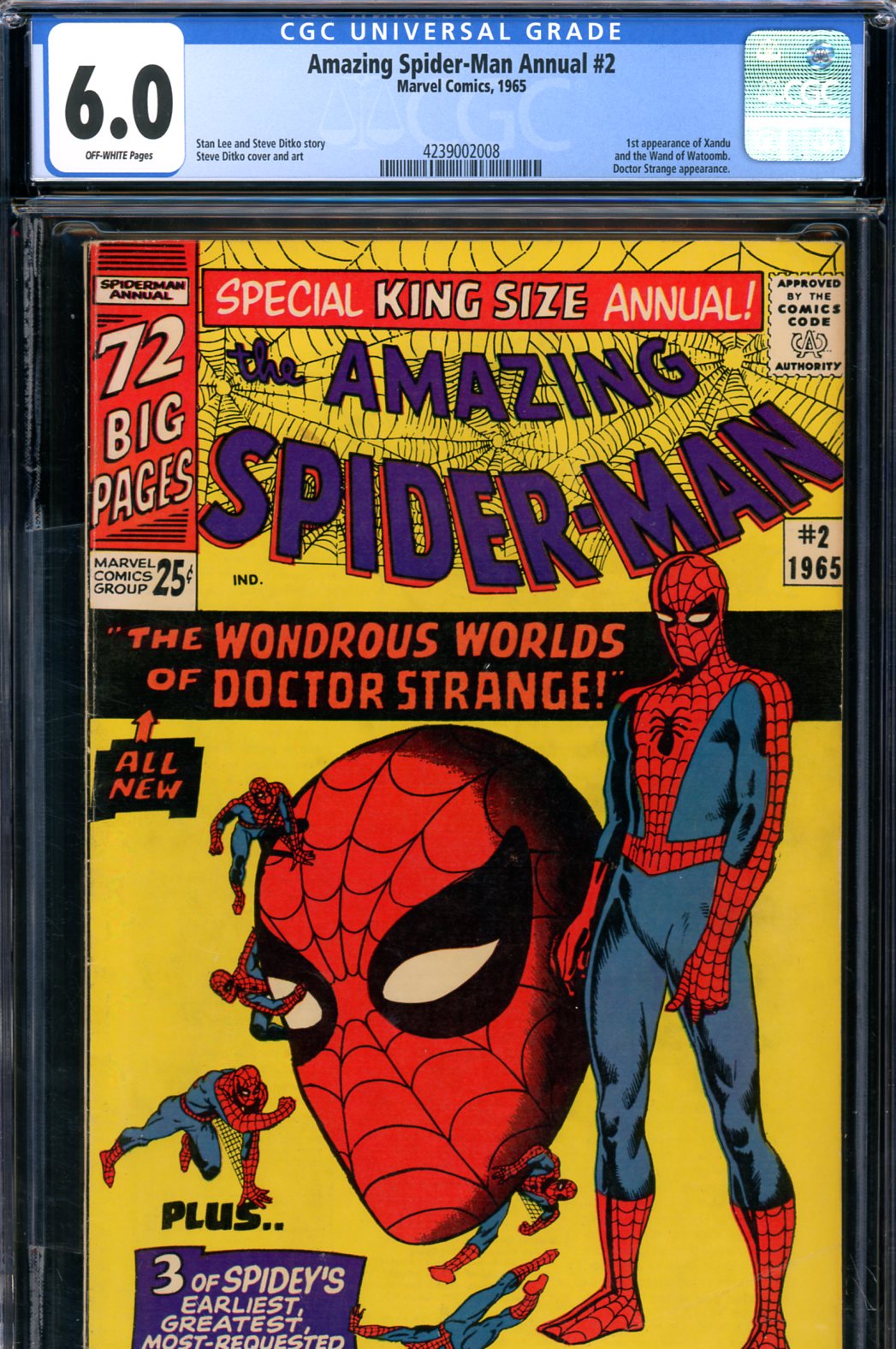 Amazing Spider-Man Annual #2 CGC 6.0 ow