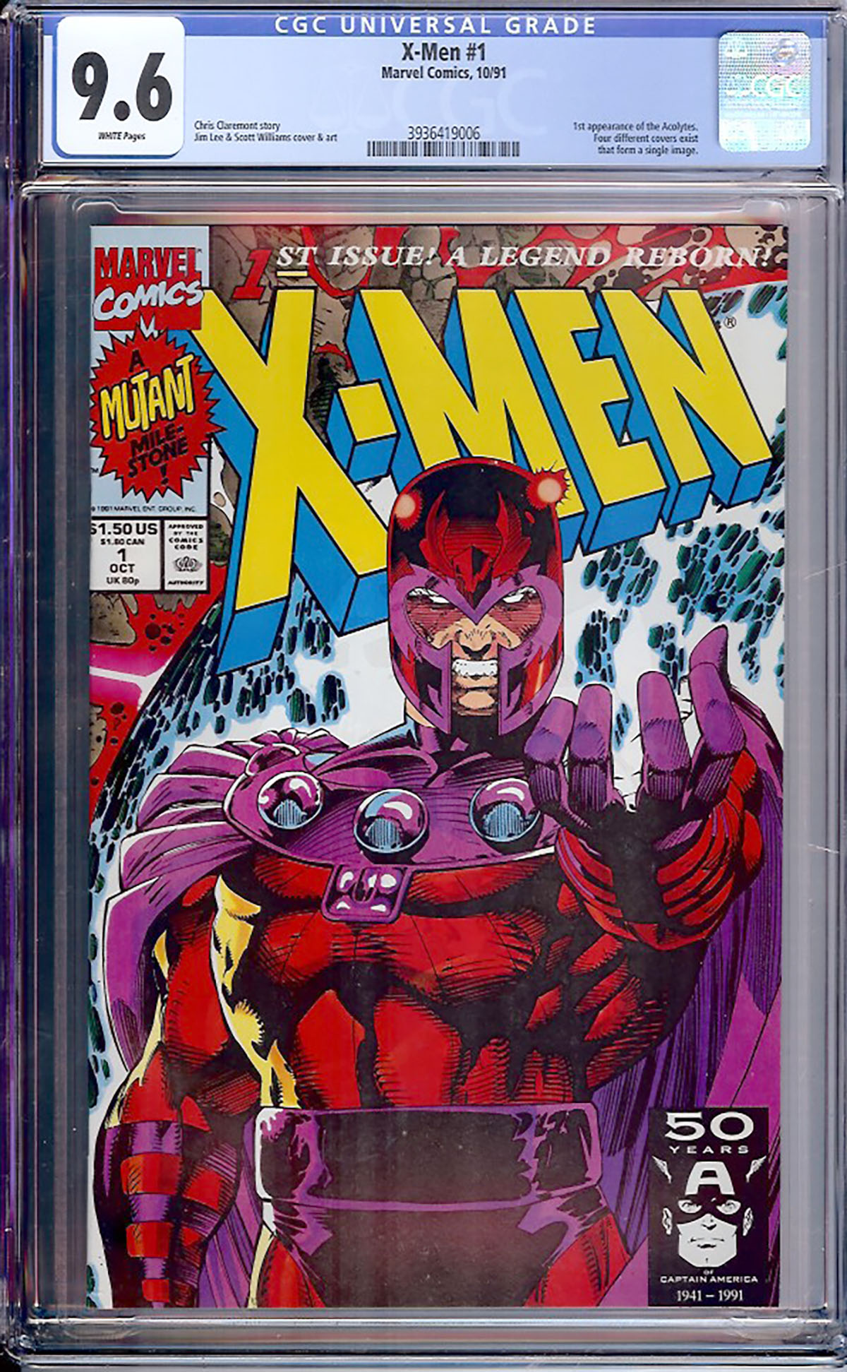 X-Men #1 CGC 9.6 w
