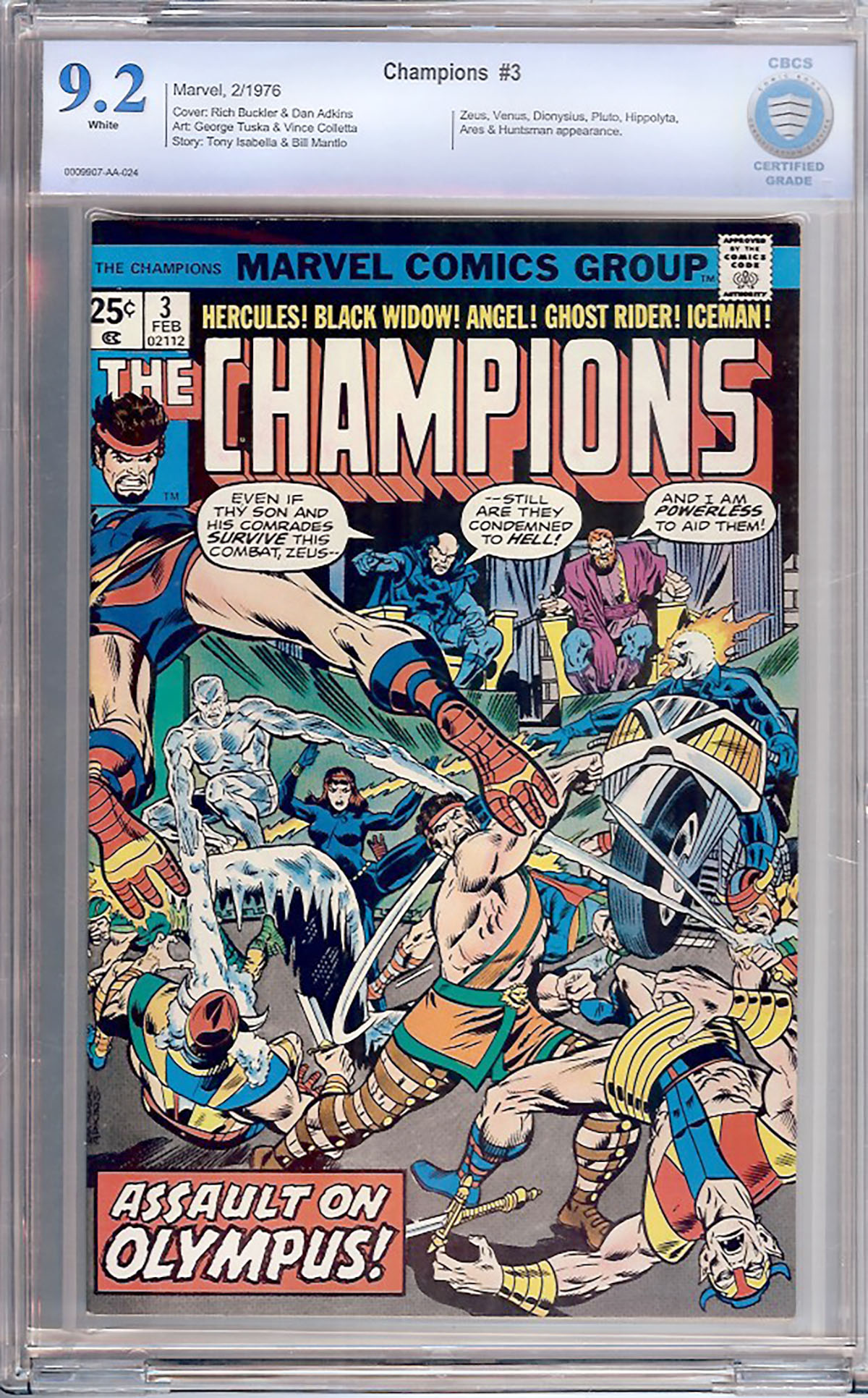 Champions #3 CBCS 9.2 w