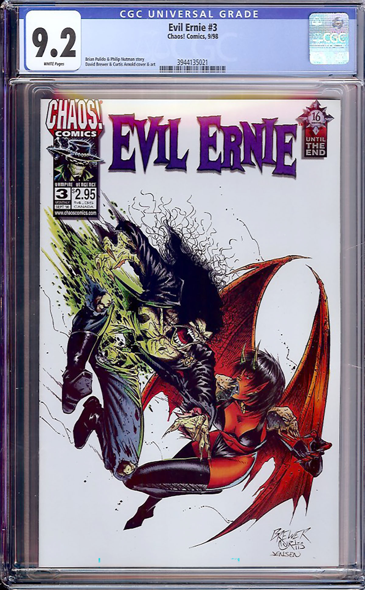 Evil Ernie #3 CGC 9.2 w