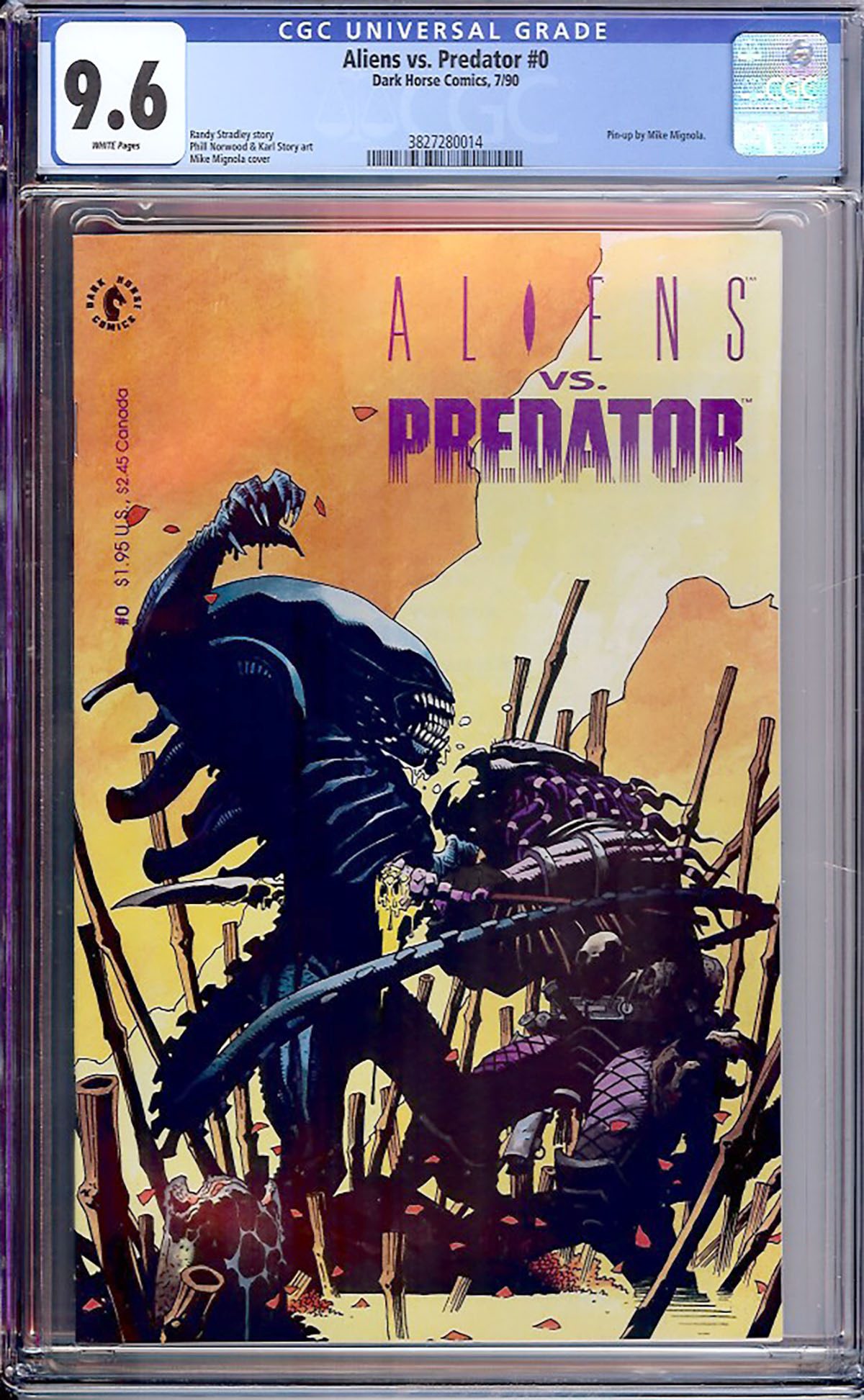 Aliens vs. Predator #1 CGC 9.6 w