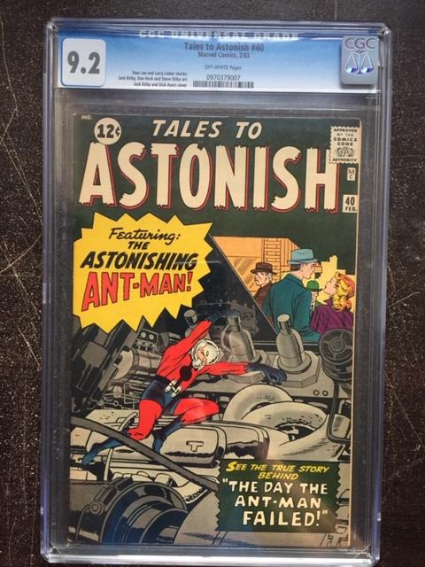 Tales to Astonish #40 CGC 9.2 ow