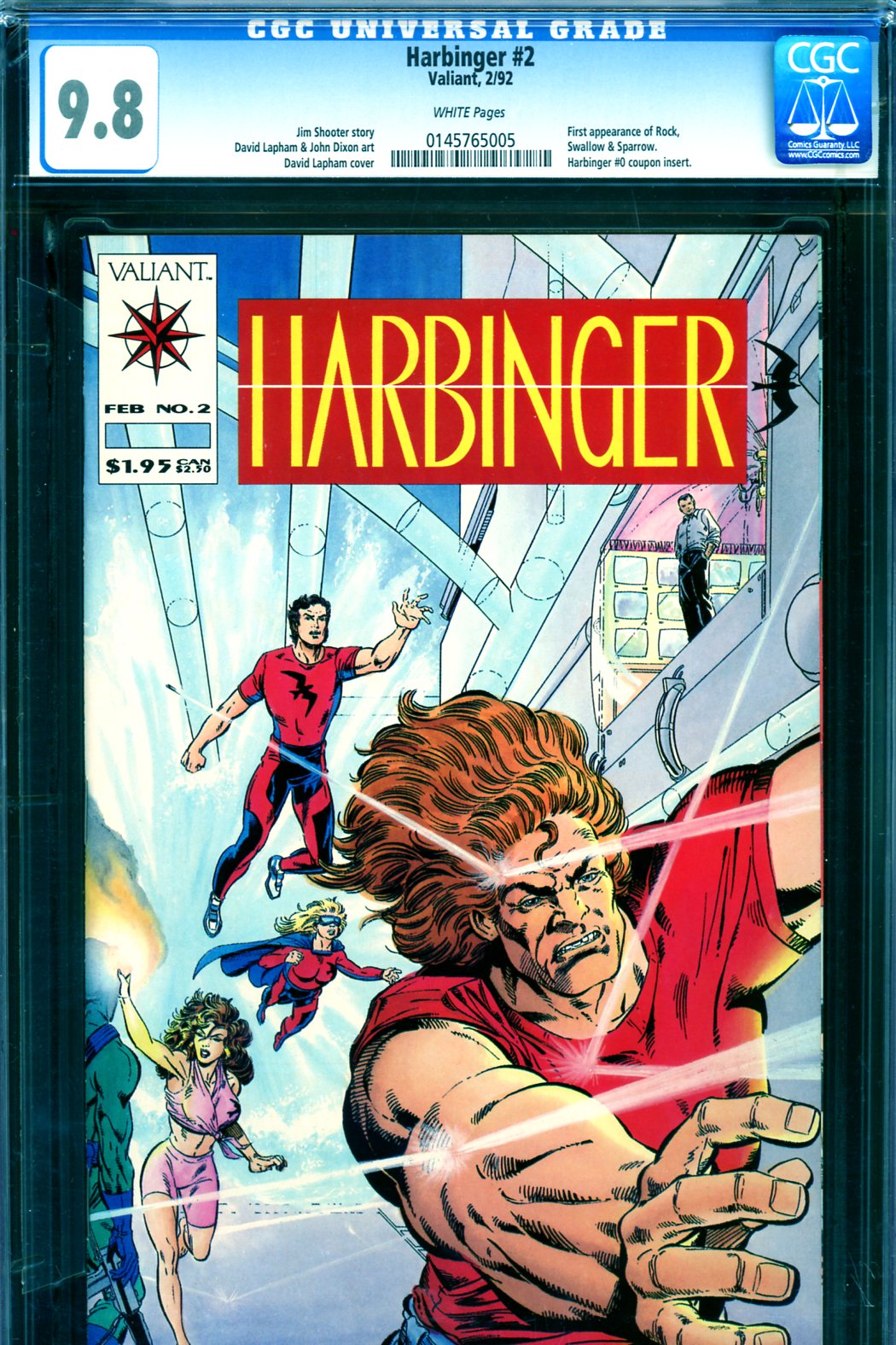 Harbinger #2 CGC 9.8 w